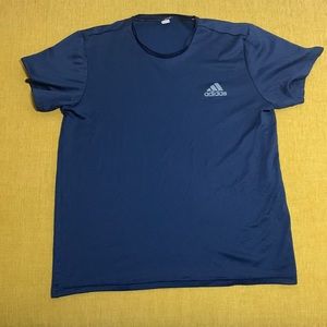 Navy Blue Adidas Athletic Shirt